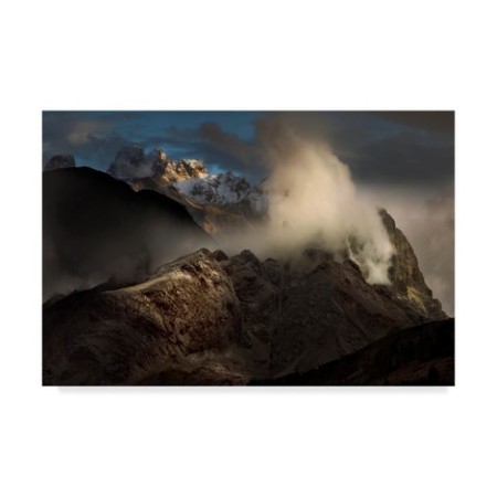 Nicolas Schumacher 'Magic Light Mountain' Canvas Art,16x24